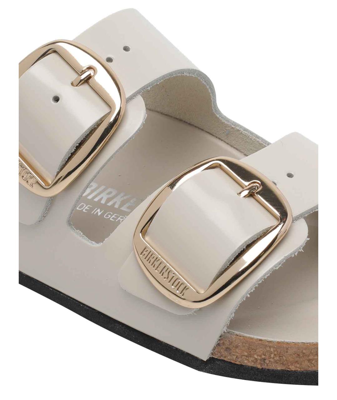 BIRKENSTOCK Мульти кожаные шлепанцы, фото 4
