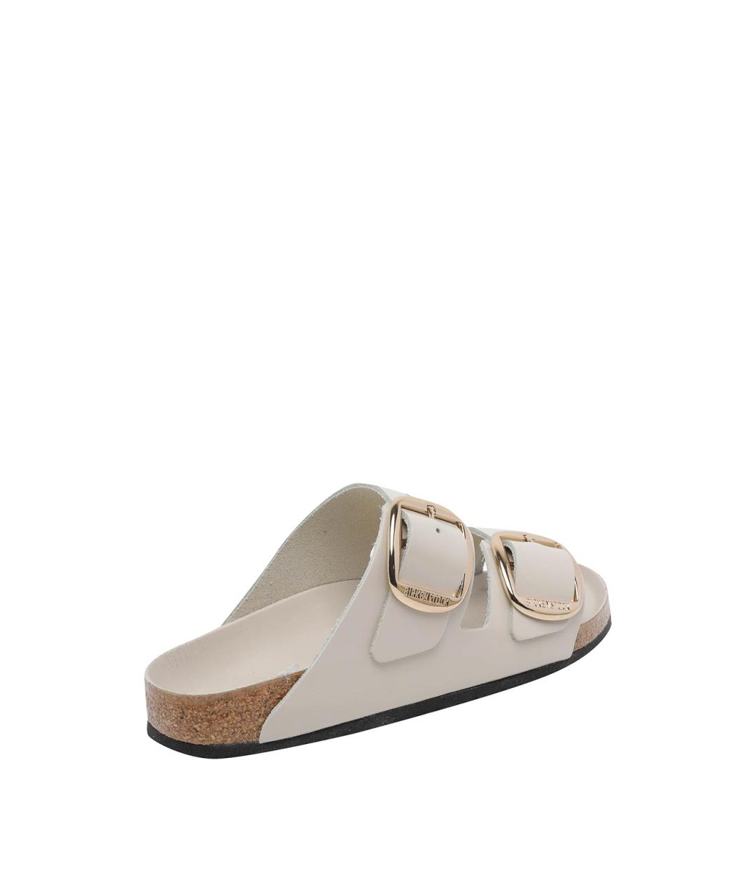BIRKENSTOCK Мульти кожаные шлепанцы, фото 3