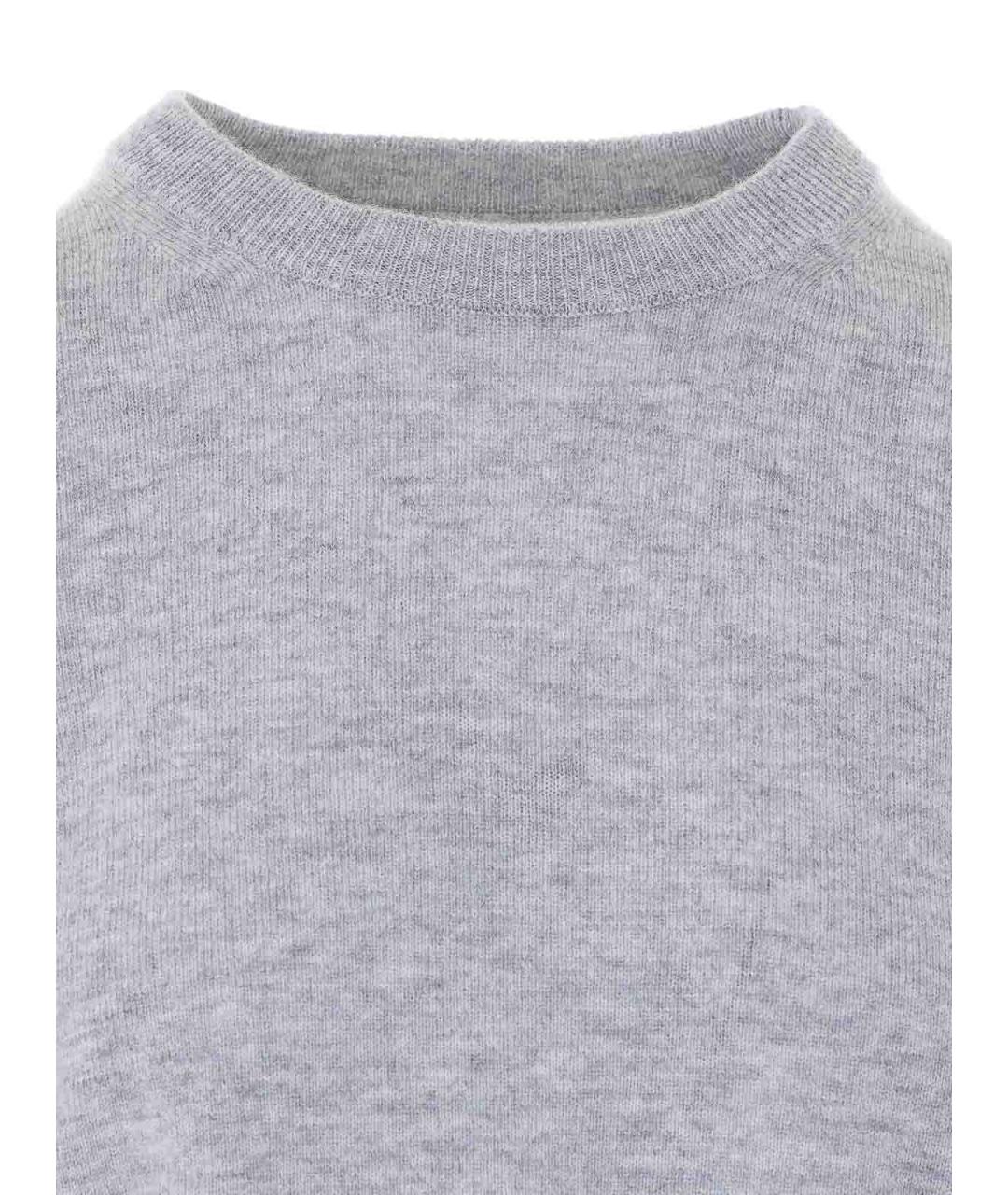 ZADIG & VOLTAIRE Серый шерстяной джемпер / свитер, фото 4