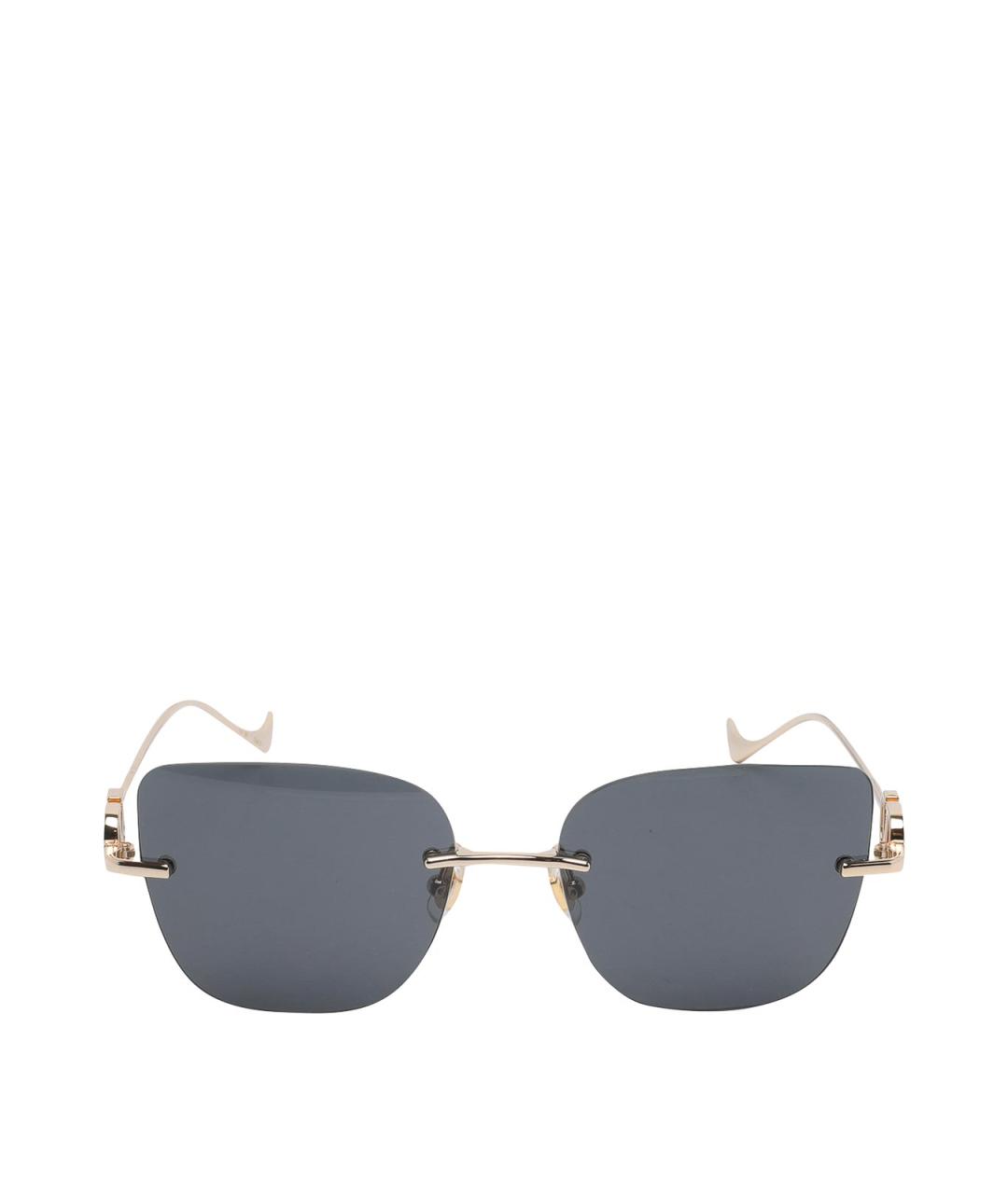 VALENTINO Серые металлические солнцезащитные очки, фото 1