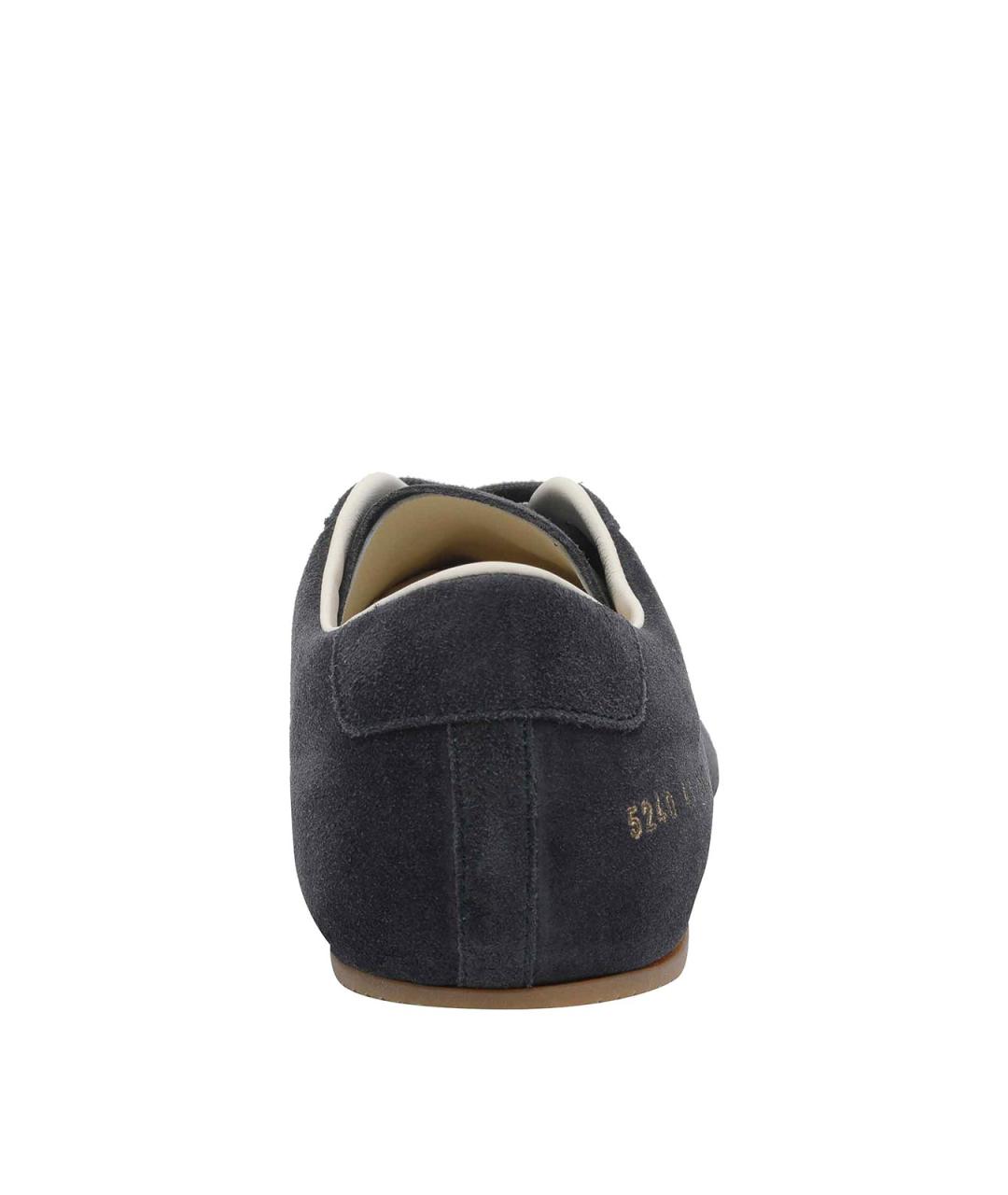 COMMON PROJECTS Серые замшевые низкие кроссовки / кеды, фото 4