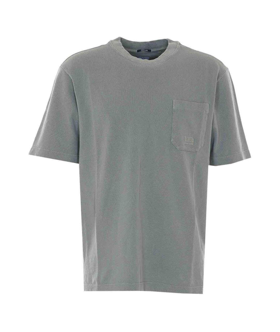 CP COMPANY Серая хлопковая юбка миди, фото 1