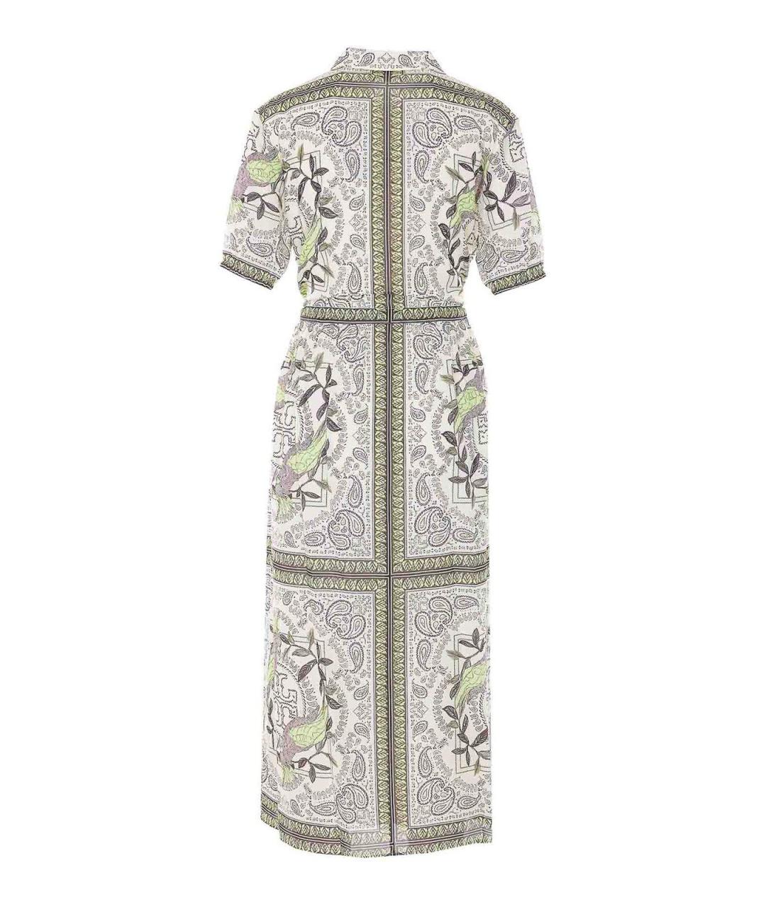 TORY BURCH Мульти хлопковое повседневное платье, фото 2