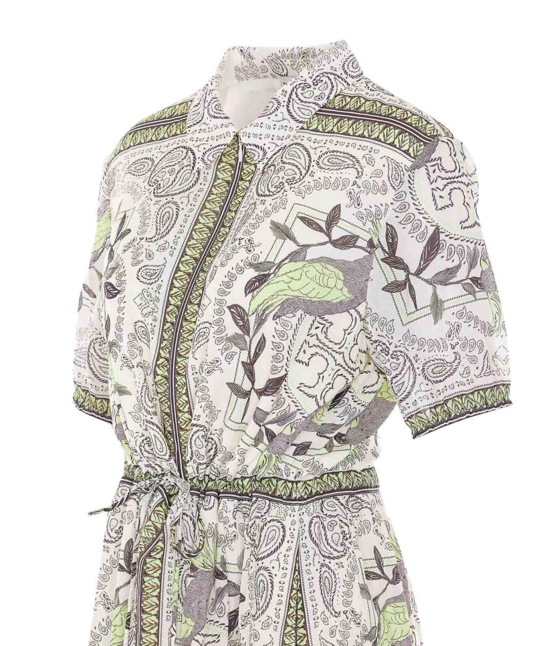 TORY BURCH Мульти хлопковое повседневное платье, фото 3