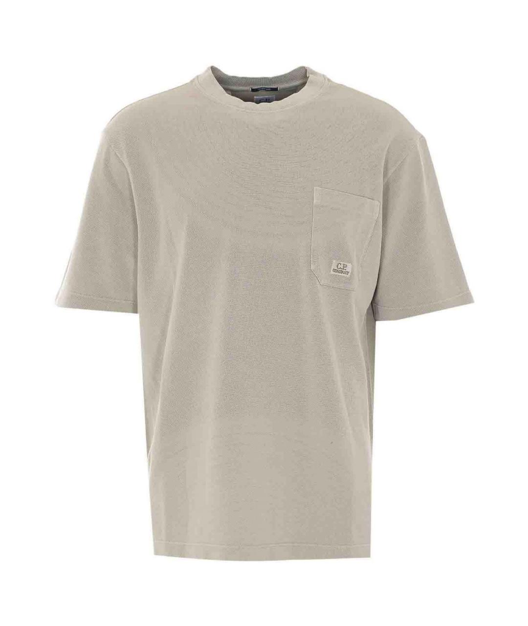 CP COMPANY Зеленое хлопковое поло с коротким рукавом, фото 1