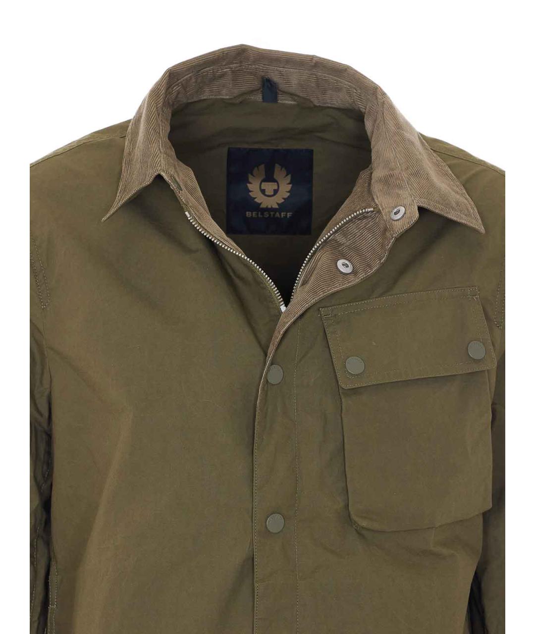 BELSTAFF Зеленая куртка, фото 4