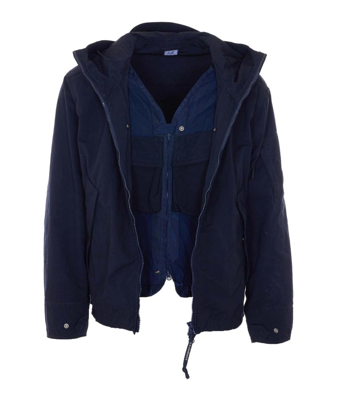 CP COMPANY Синяя полиамидовая куртка, фото 4