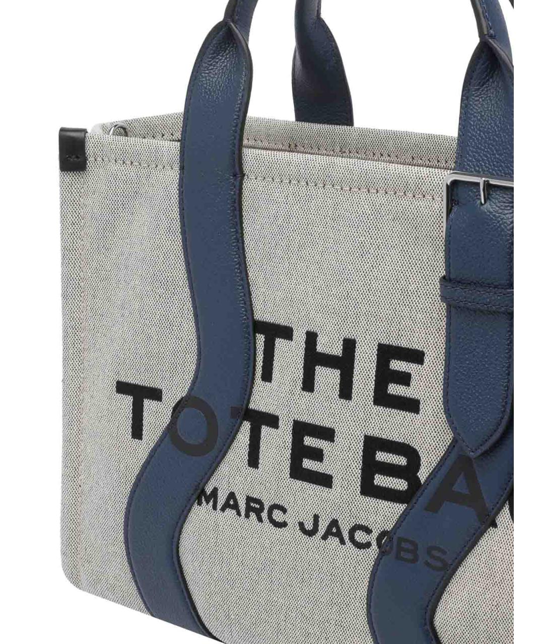 MARC JACOBS Синяя тканевая сумка тоут, фото 4
