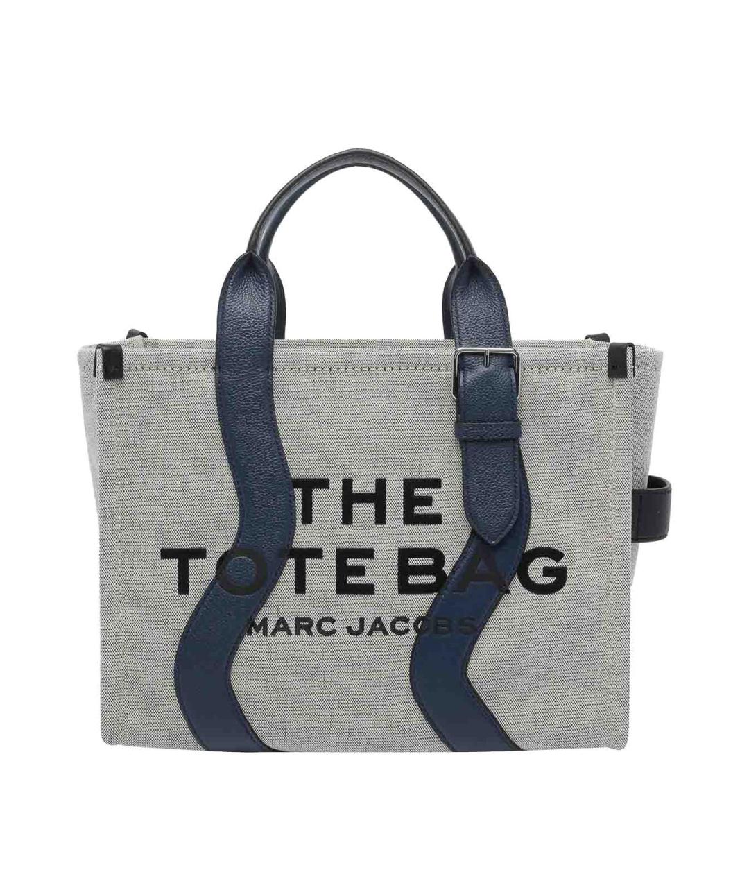 MARC JACOBS Синяя тканевая сумка тоут, фото 1