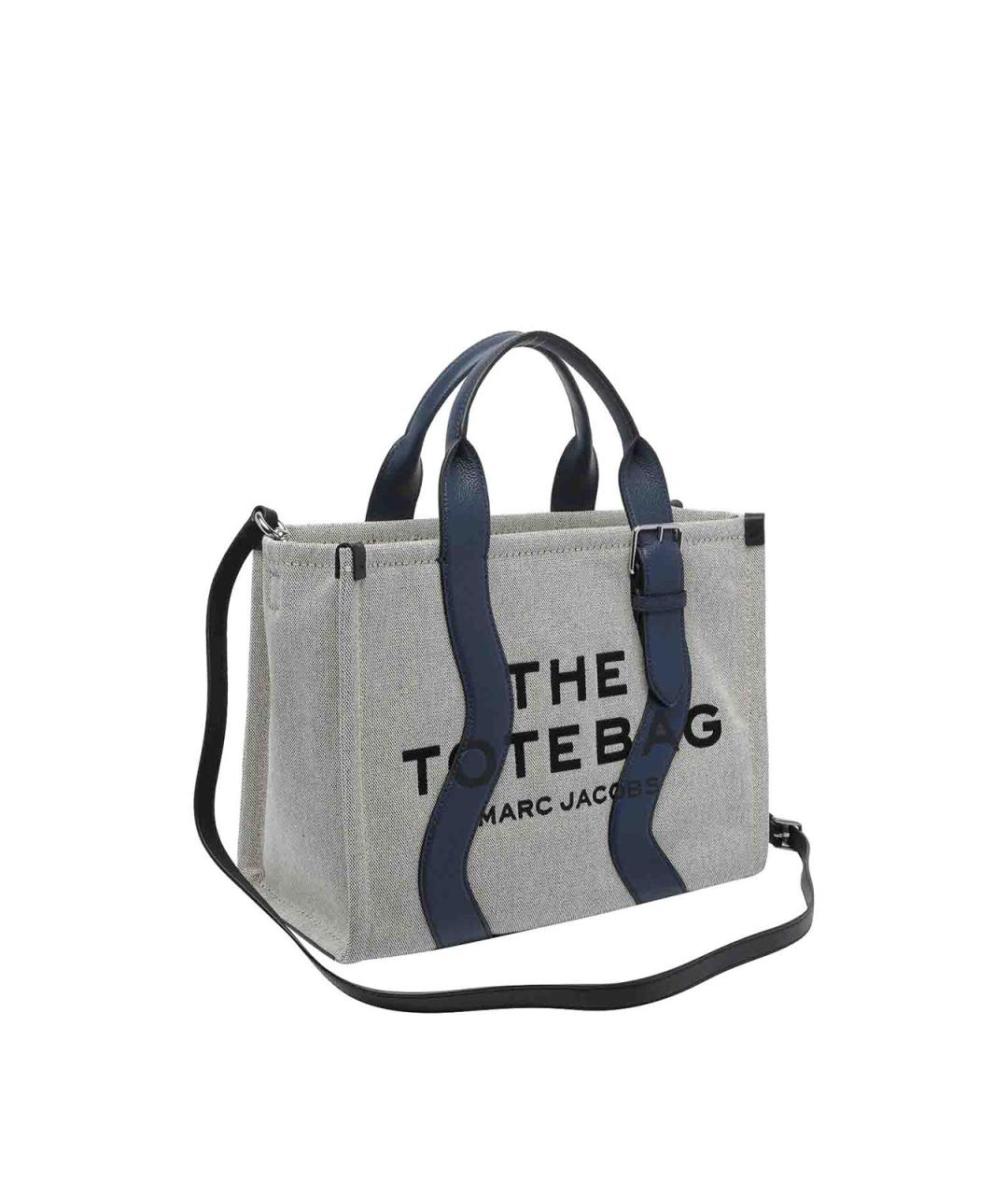 MARC JACOBS Синяя тканевая сумка тоут, фото 2