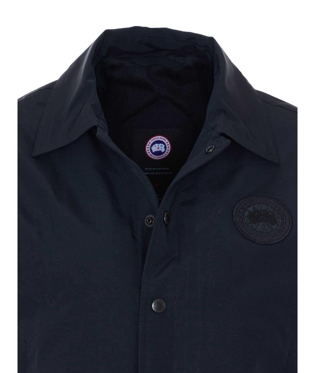 CANADA GOOSE Черная полиэстеровая куртка, фото 4