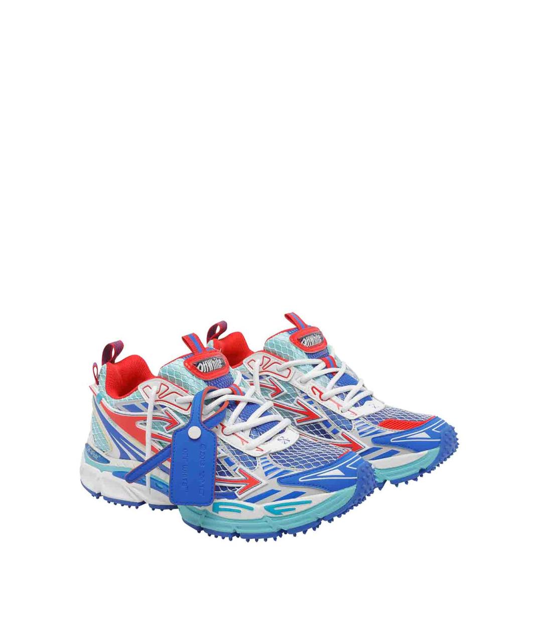 OFF-WHITE Мульти резиновые низкие кроссовки / кеды, фото 2
