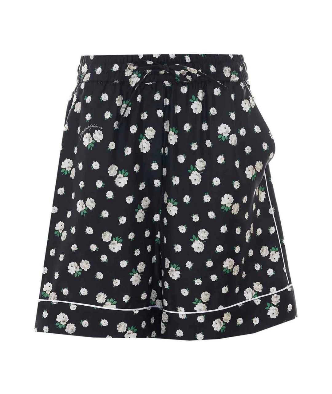 DOLCE&GABBANA Мульти шелковые шорты, фото 1