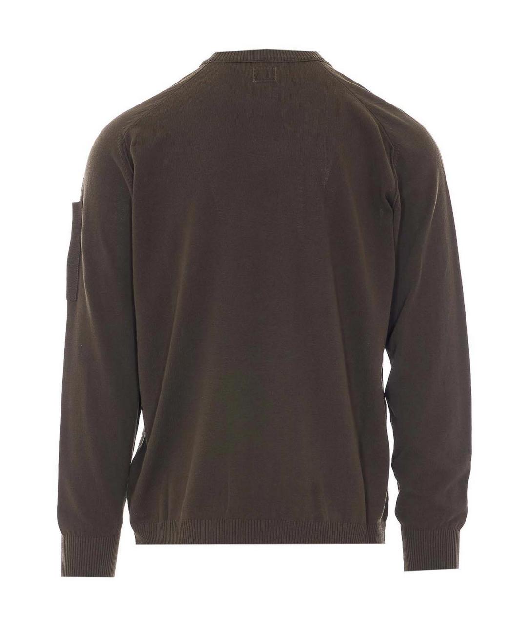 CP COMPANY Коричневый хлопковый джемпер / свитер, фото 2