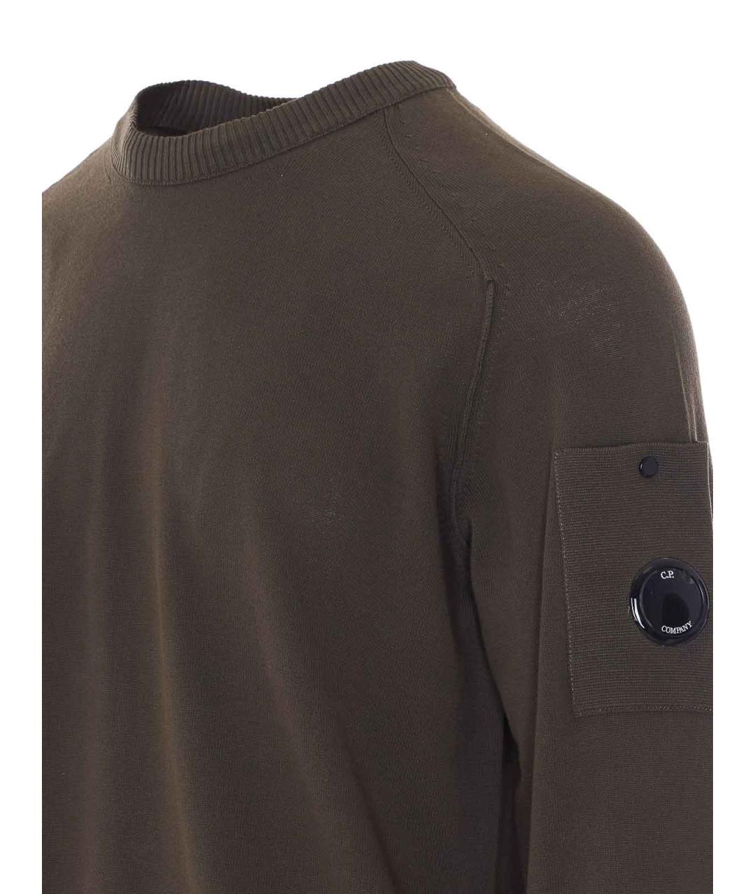 CP COMPANY Коричневый хлопковый джемпер / свитер, фото 3