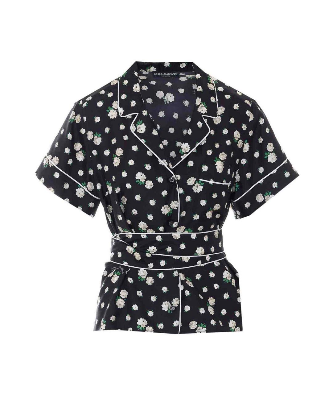 DOLCE&GABBANA Мульти шелковая рубашка, фото 1