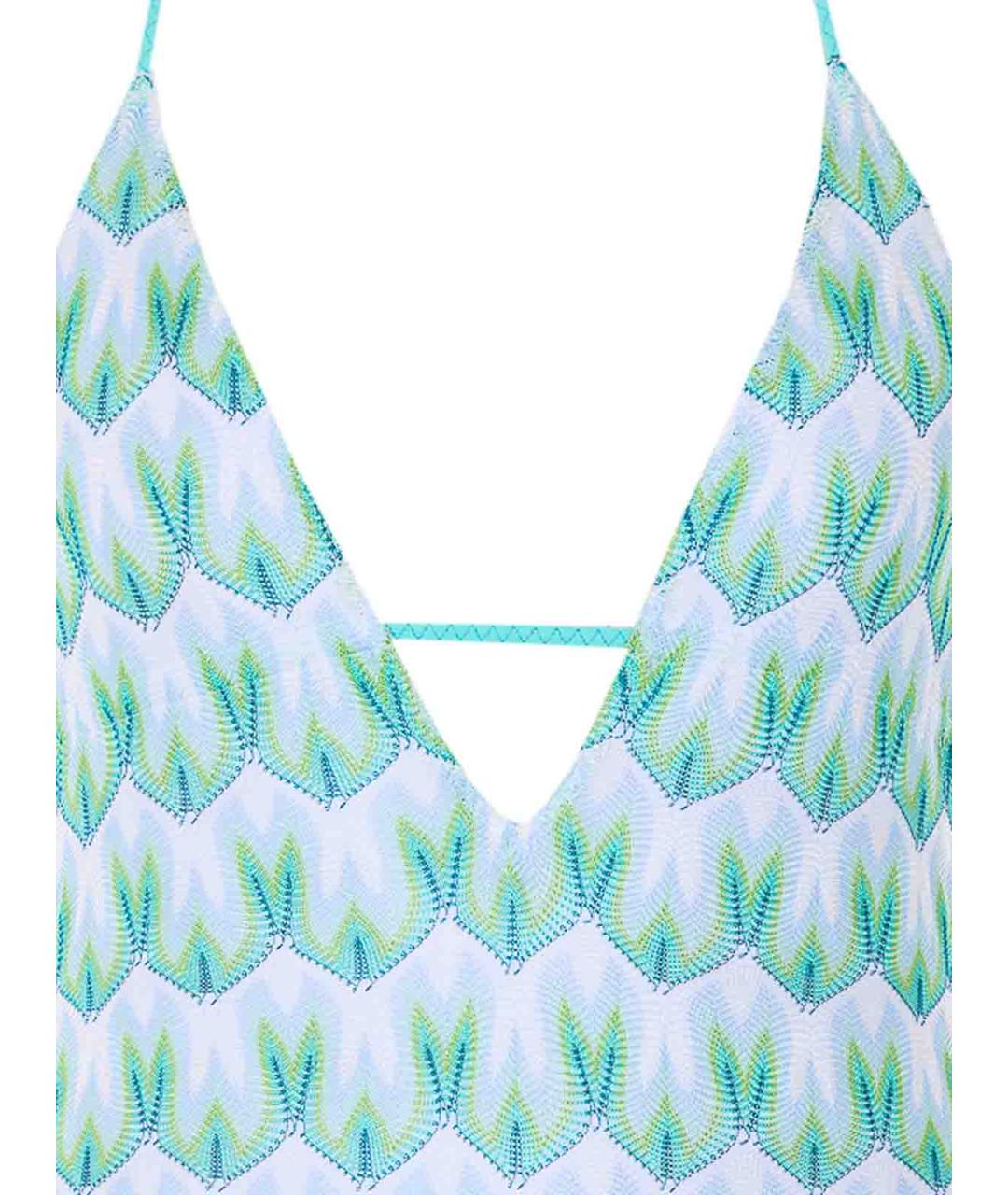 MISSONI Голубой вискозный купальник, фото 4