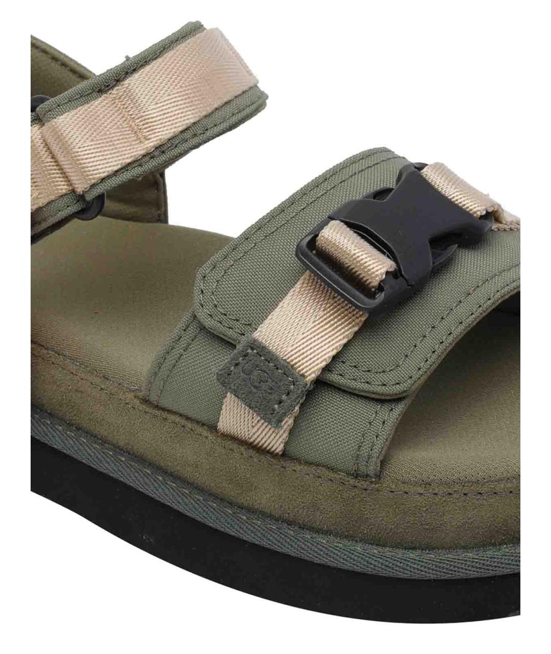 UGG Зеленые кожаные сандалии, фото 4