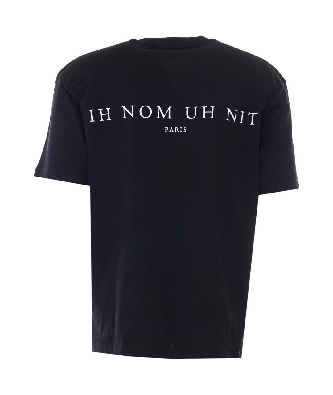 IH NOM UH NIT Черная хлопковая футболка, фото 2