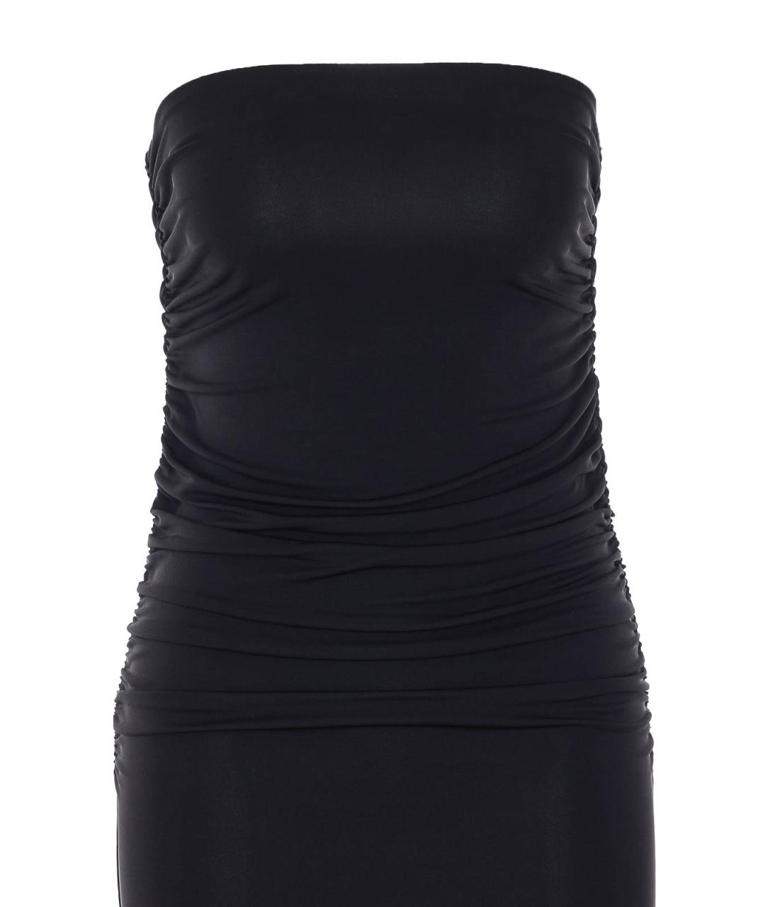 ELISABETTA FRANCHI Черное коктейльное платье, фото 4