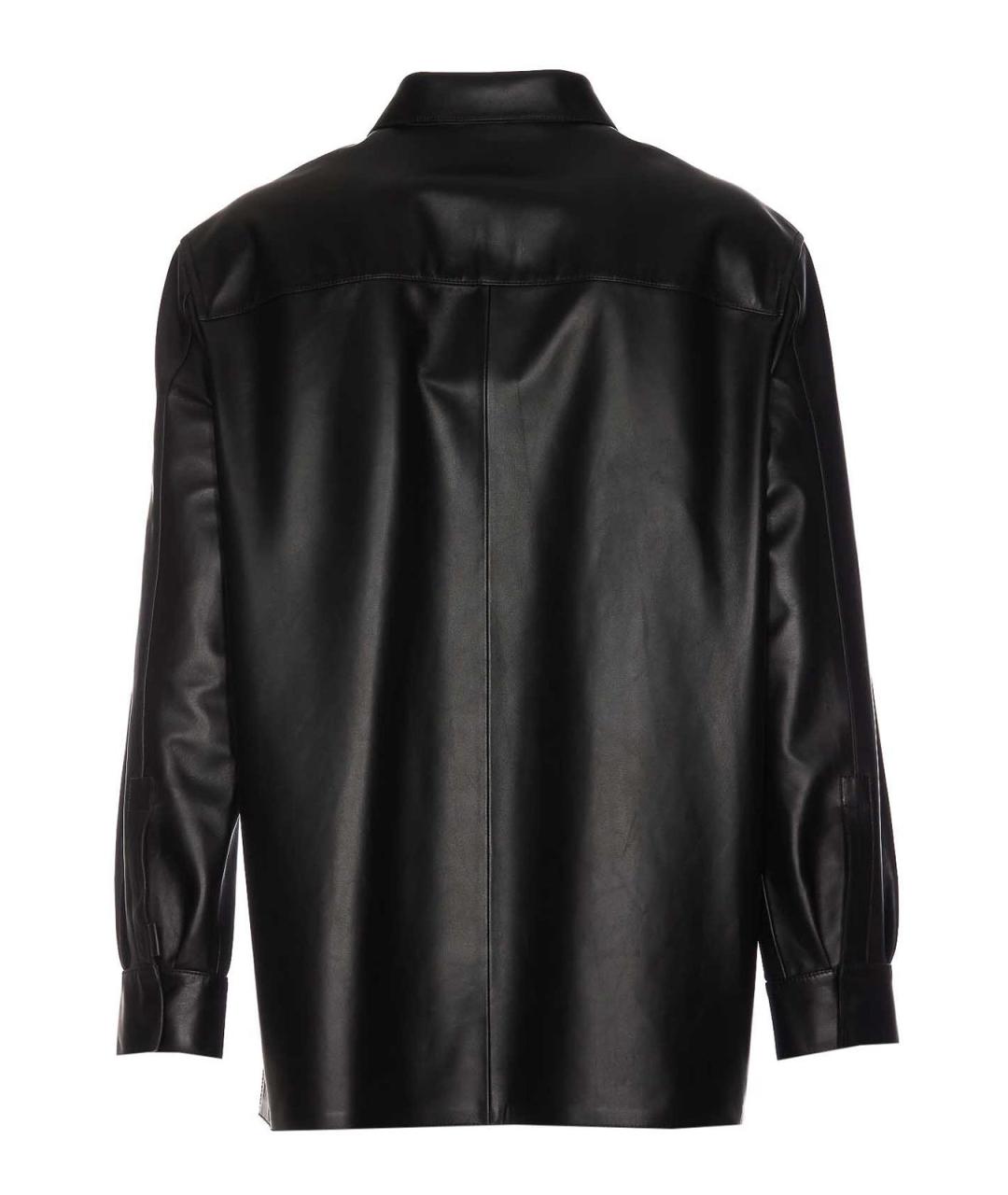 LOEWE Черная кожаная куртка, фото 2