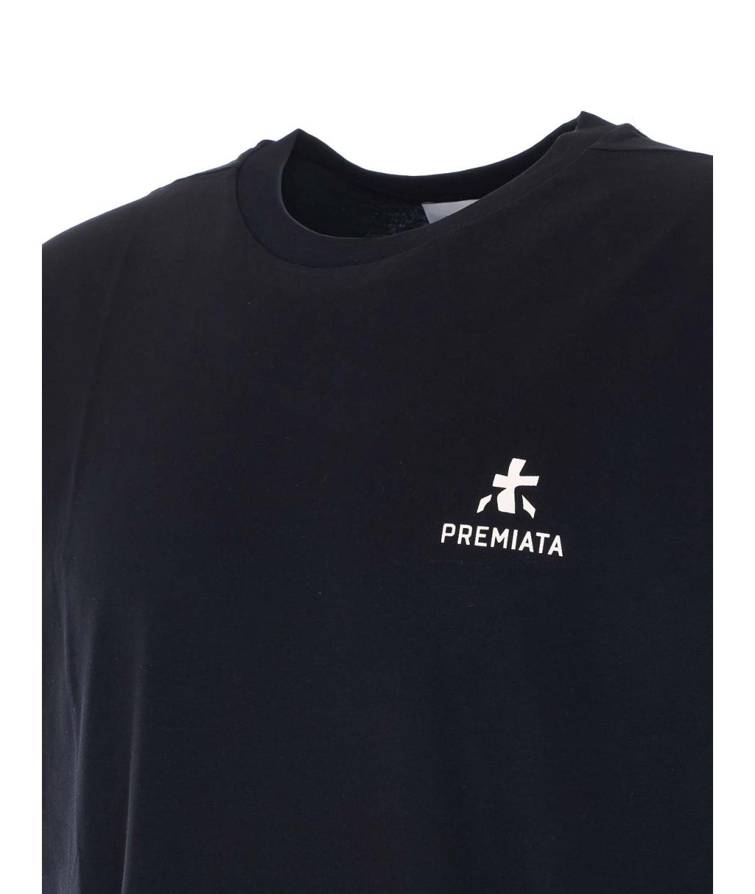 PREMIATA Черная хлопковая футболка, фото 3