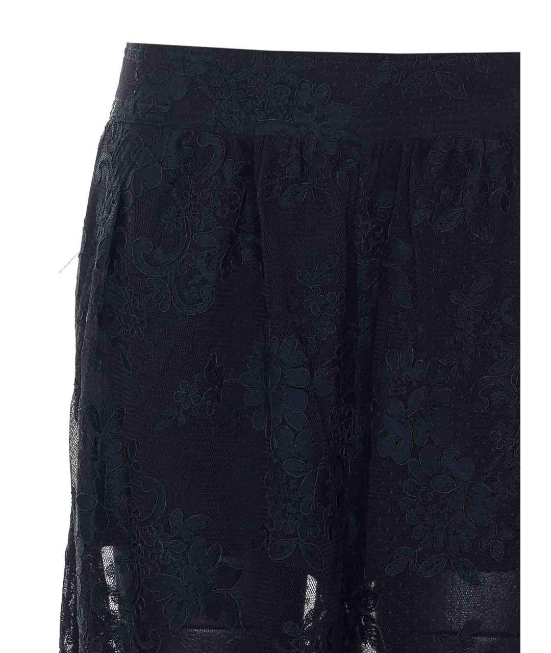 ZIMMERMANN Черные полиэстеровые брюки широкие, фото 4