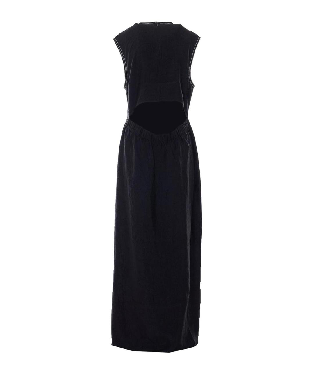 FILIPPA K Черное ацетатное повседневное платье, фото 2