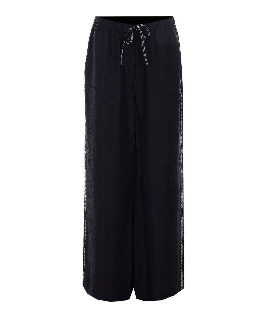 FILIPPA K Черные ацетатные брюки широкие, фото 1
