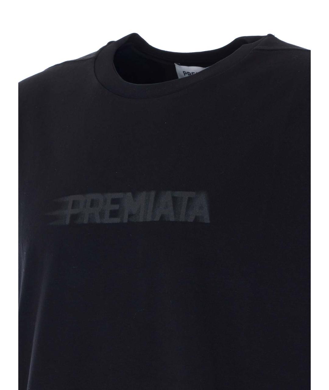 PREMIATA Черная хлопковая футболка, фото 3