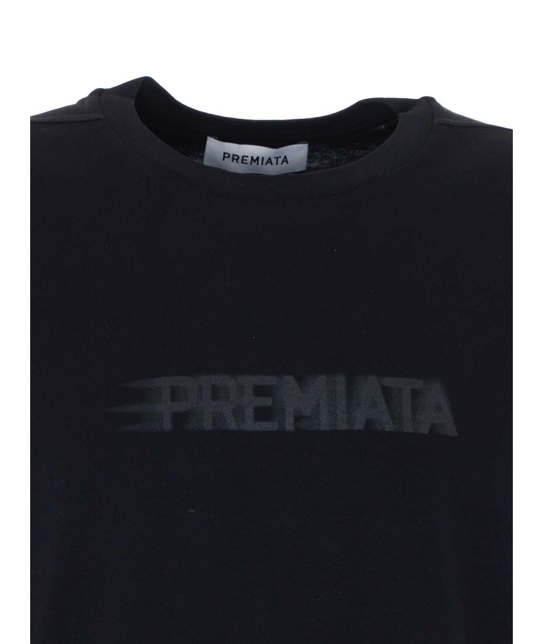 PREMIATA Черная хлопковая футболка, фото 4