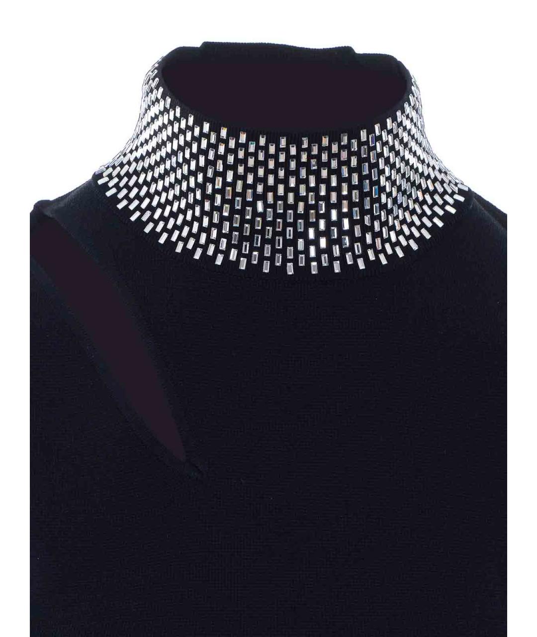 LIU JO Черная вискозная майка, фото 4