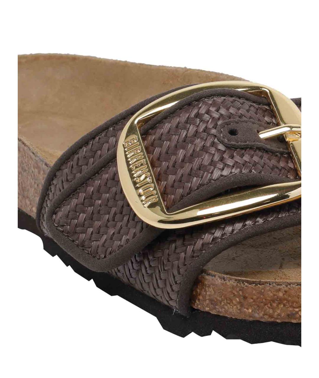 BIRKENSTOCK Коричневые шлепанцы, фото 4