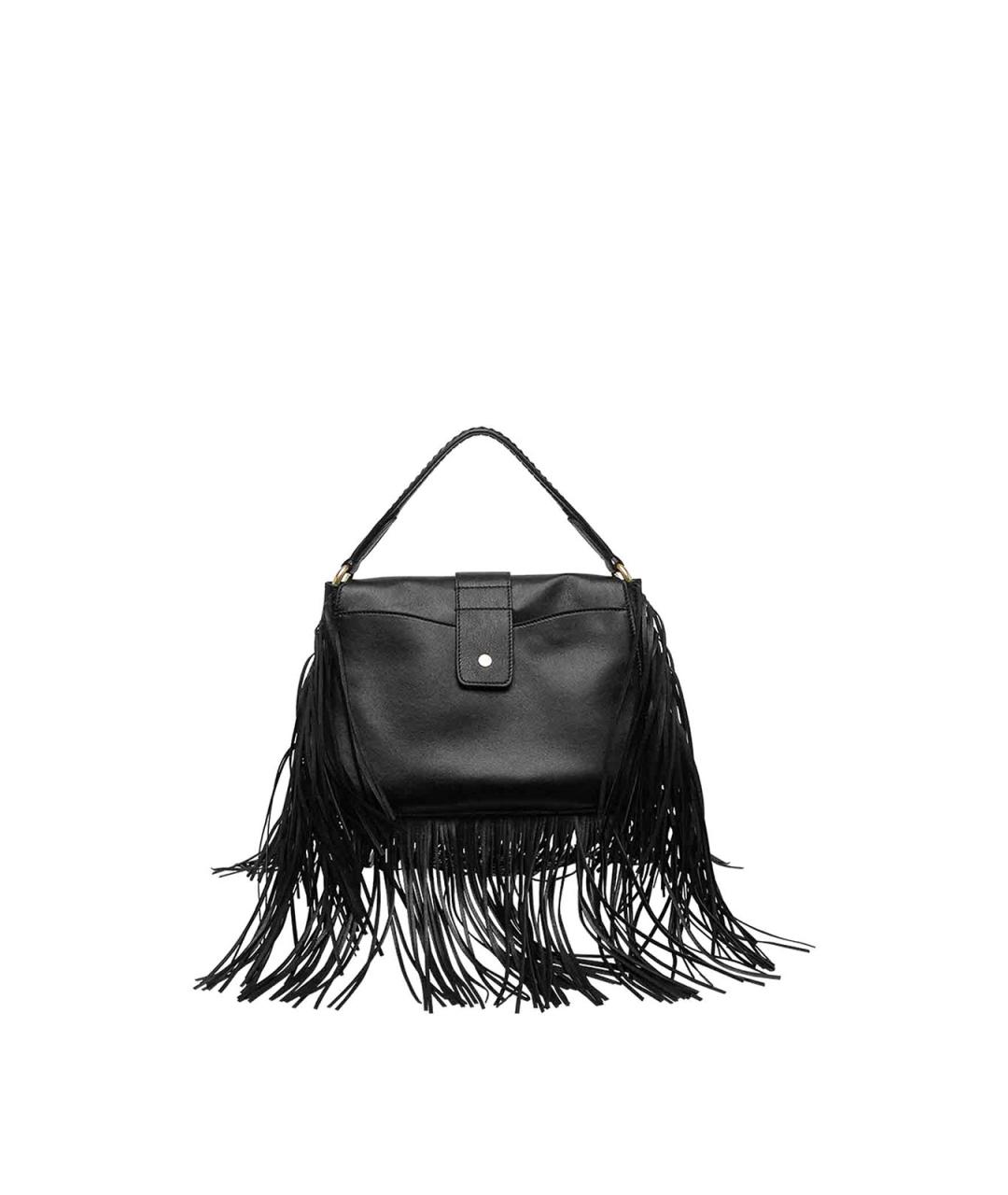 BURBERRY Черная кожаная сумка через плечо, фото 3