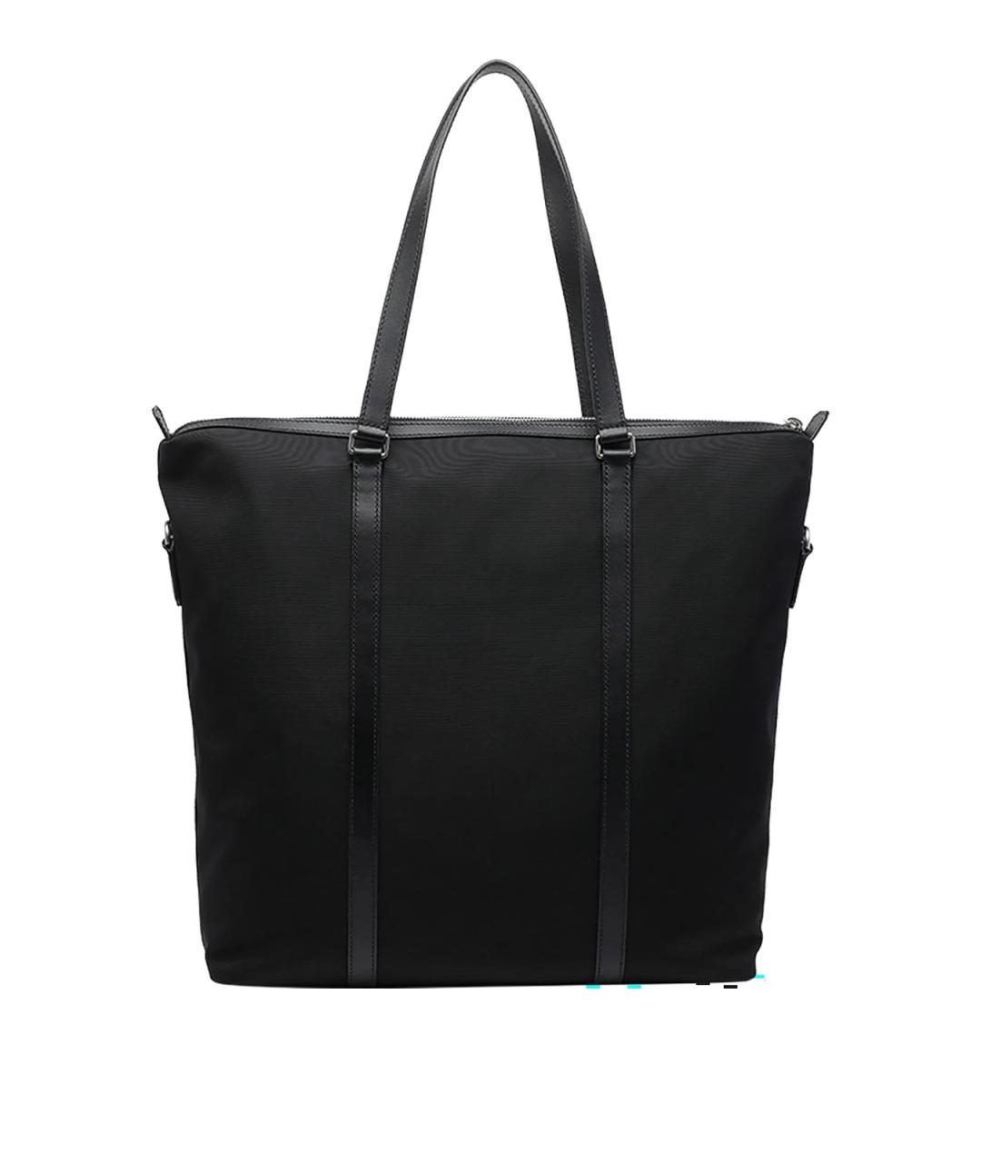BALLY Черная тканевая сумка тоут, фото 3