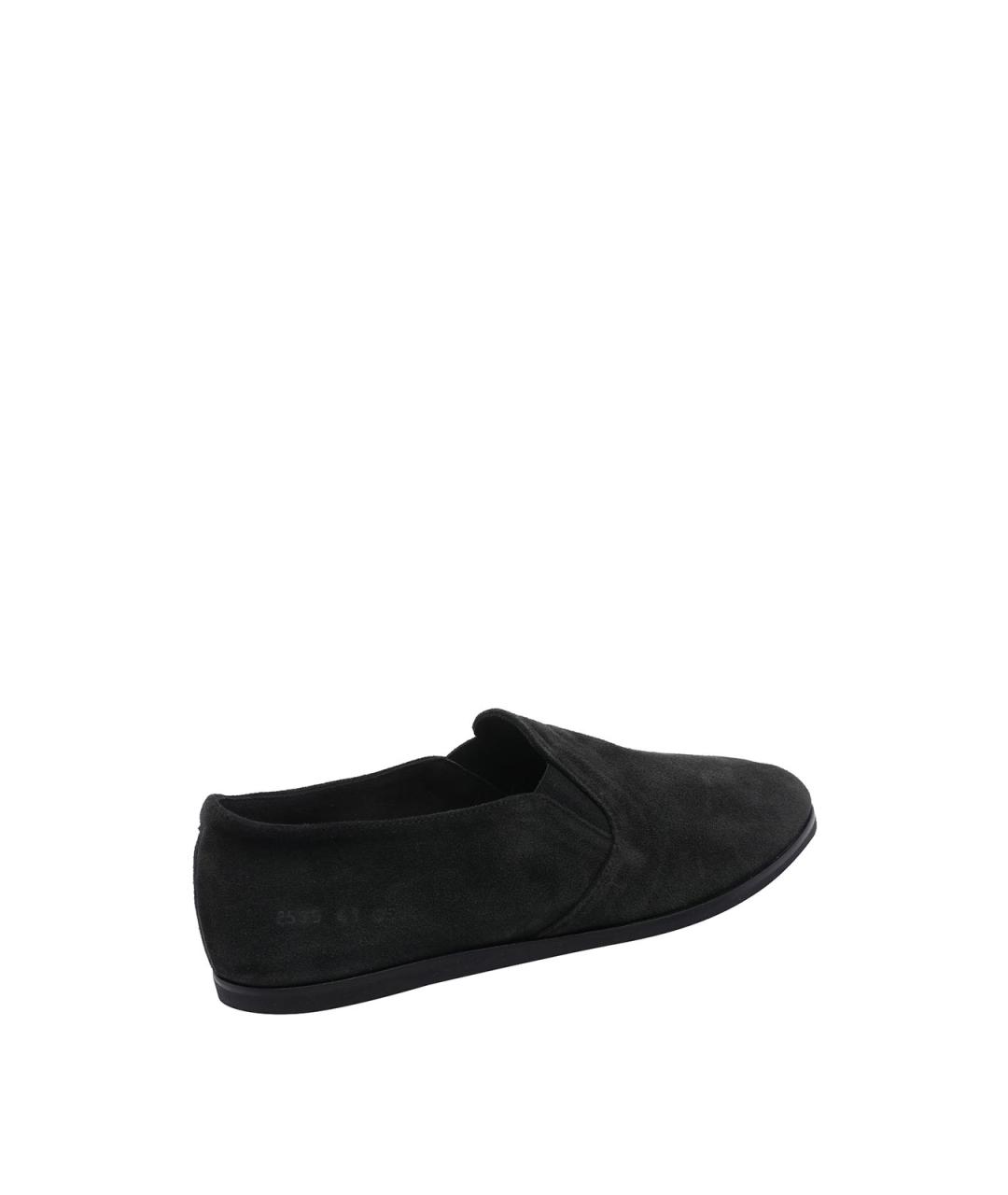 COMMON PROJECTS Черные замшевые лоферы, фото 3