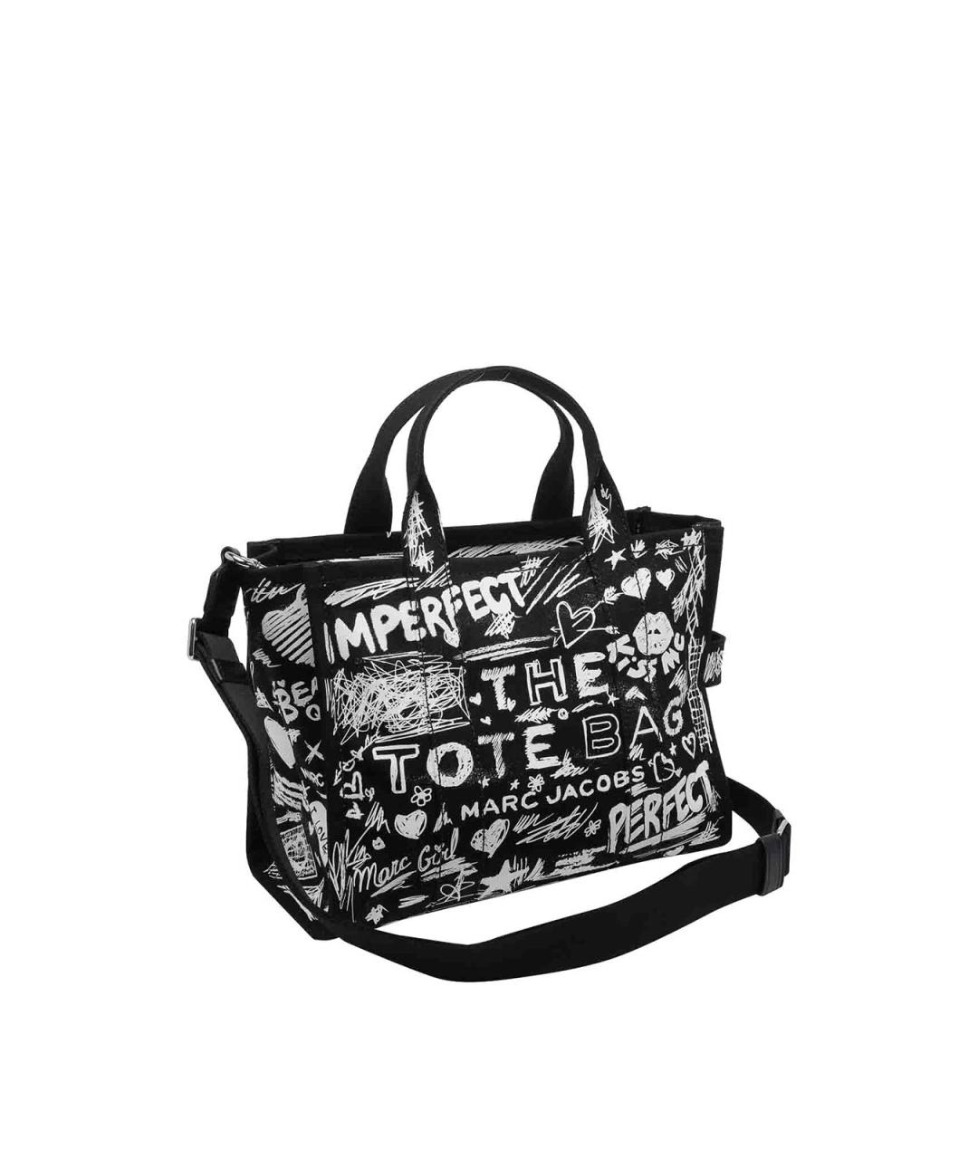 MARC JACOBS Черная тканевая сумка тоут, фото 2