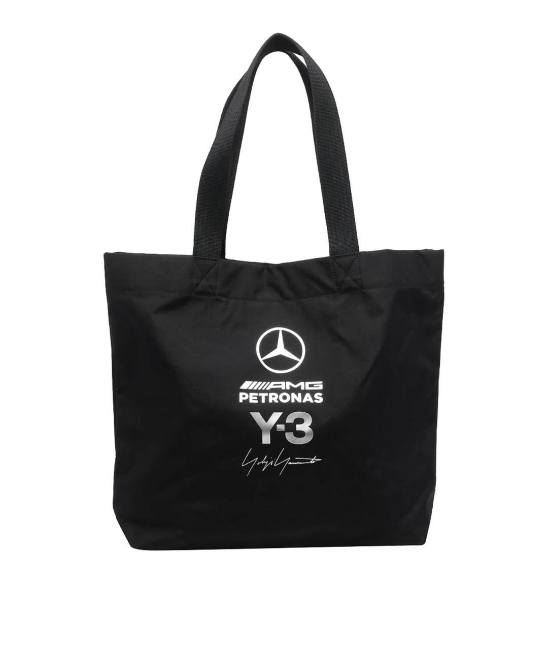 Y-3 Черная тканевая сумка тоут, фото 1