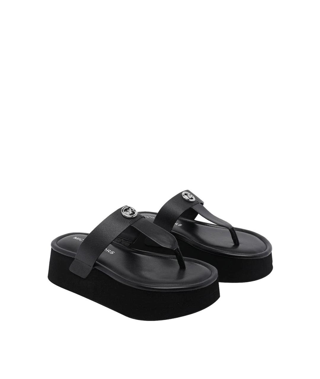 MICHAEL MICHAEL KORS Черные шлепанцы, фото 2