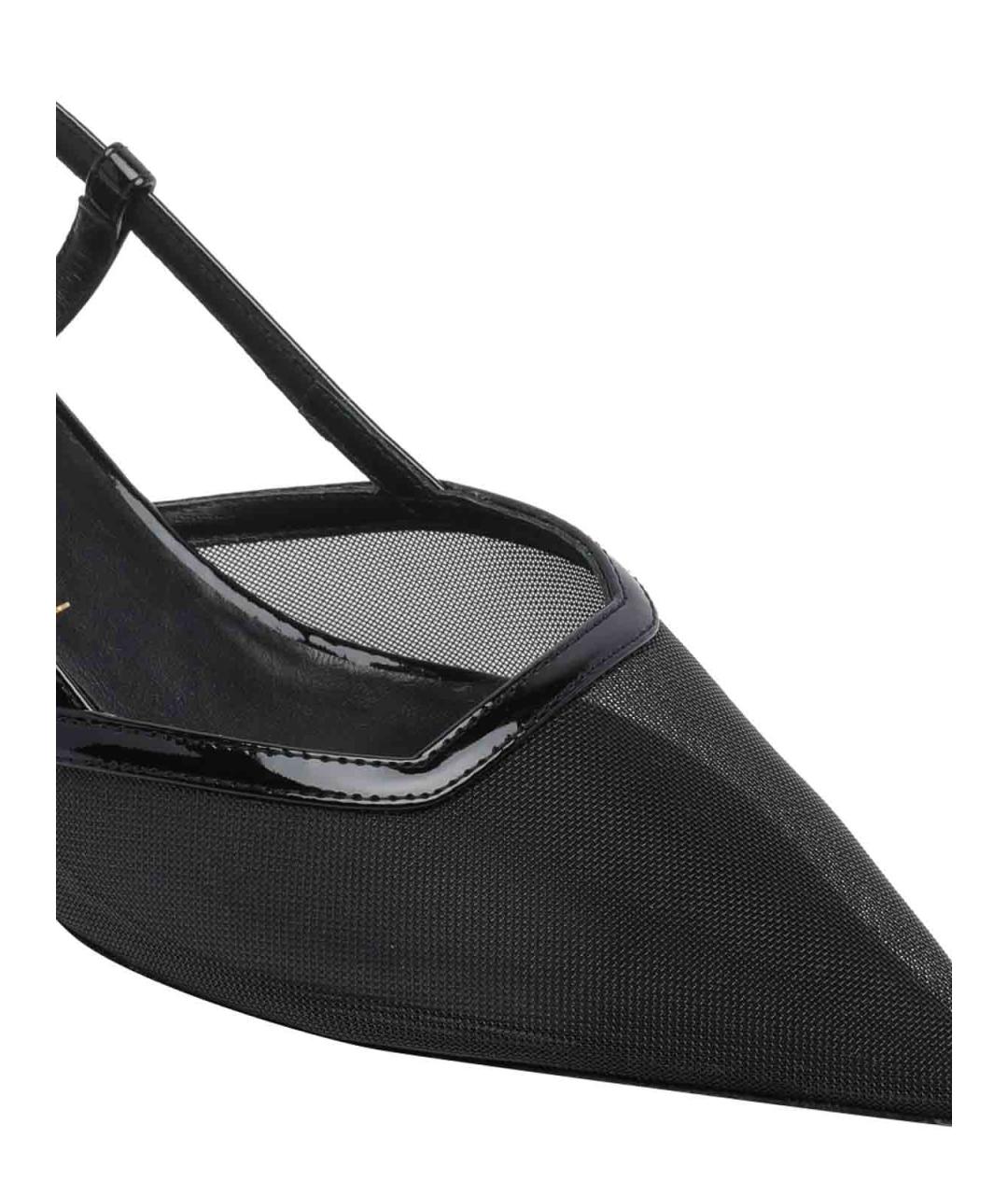 STUART WEITZMAN Черные кожаные туфли, фото 4