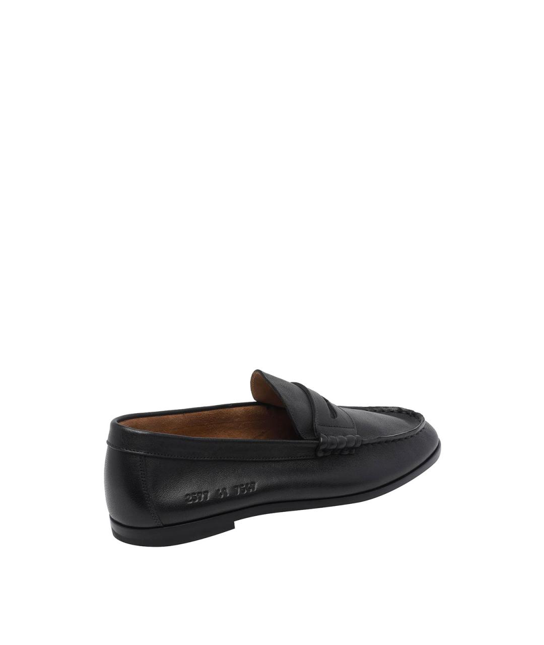 COMMON PROJECTS Черные кожаные лоферы, фото 3