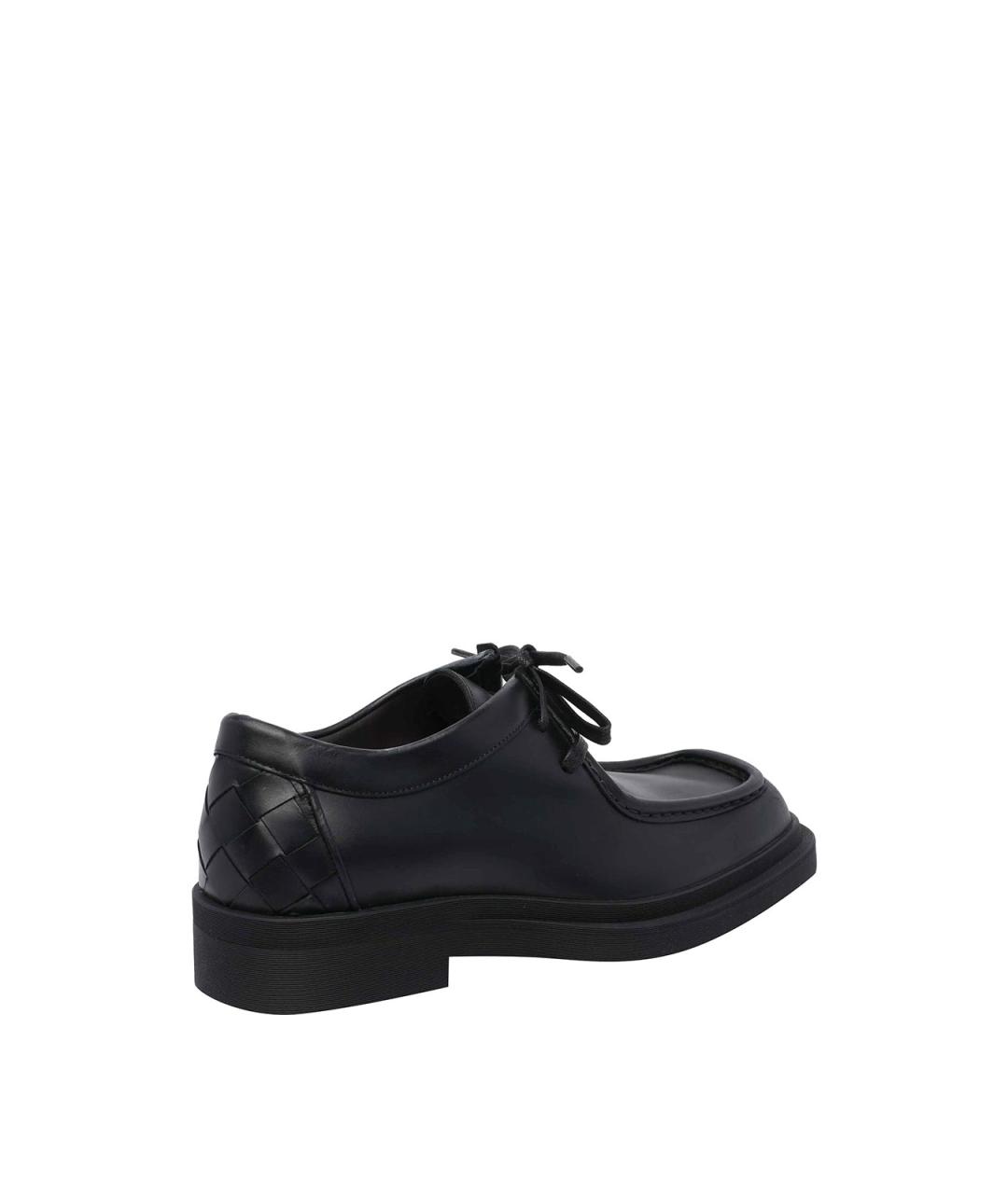BOTTEGA VENETA Черные кожаные туфли, фото 3