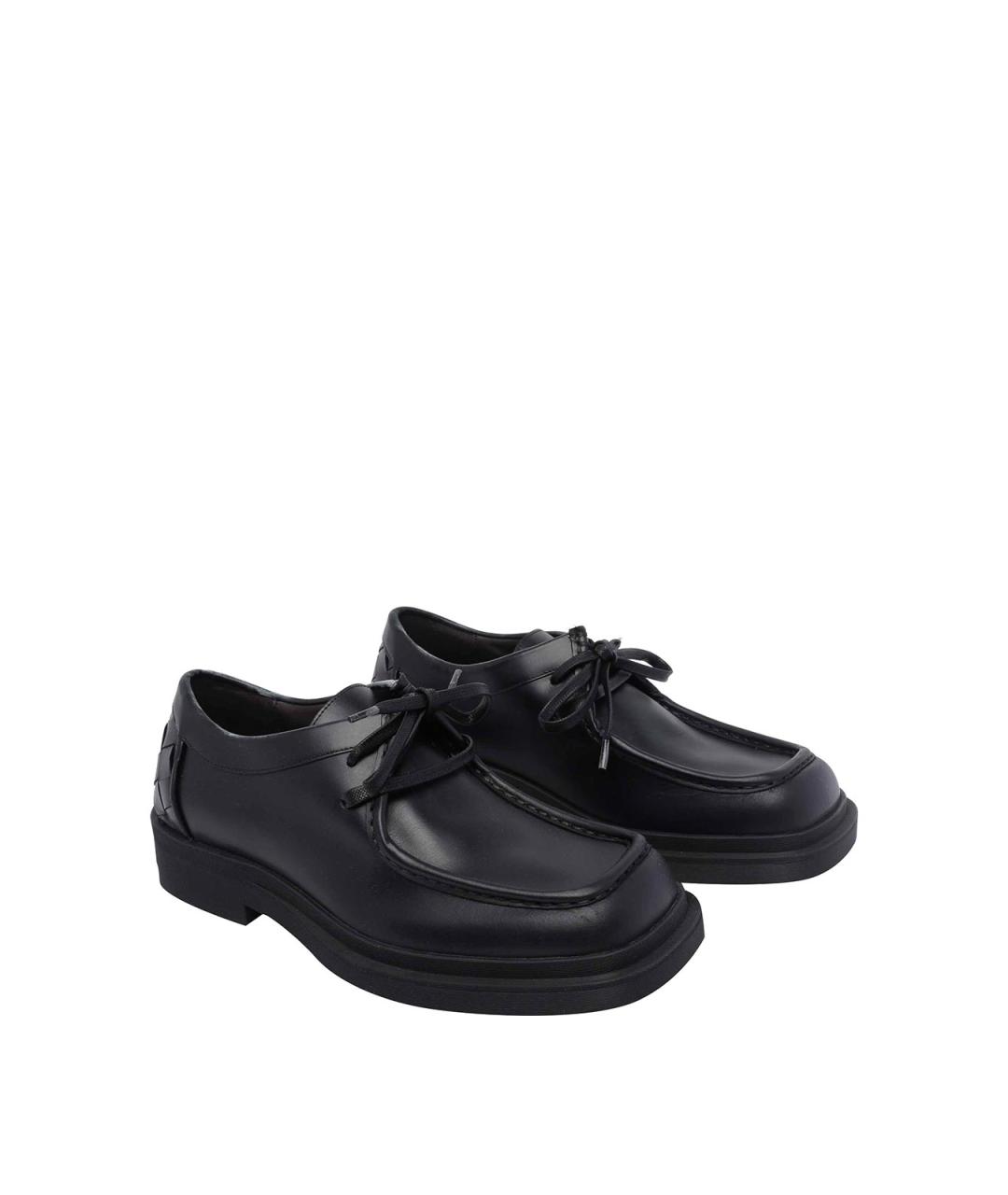 BOTTEGA VENETA Черные кожаные туфли, фото 2