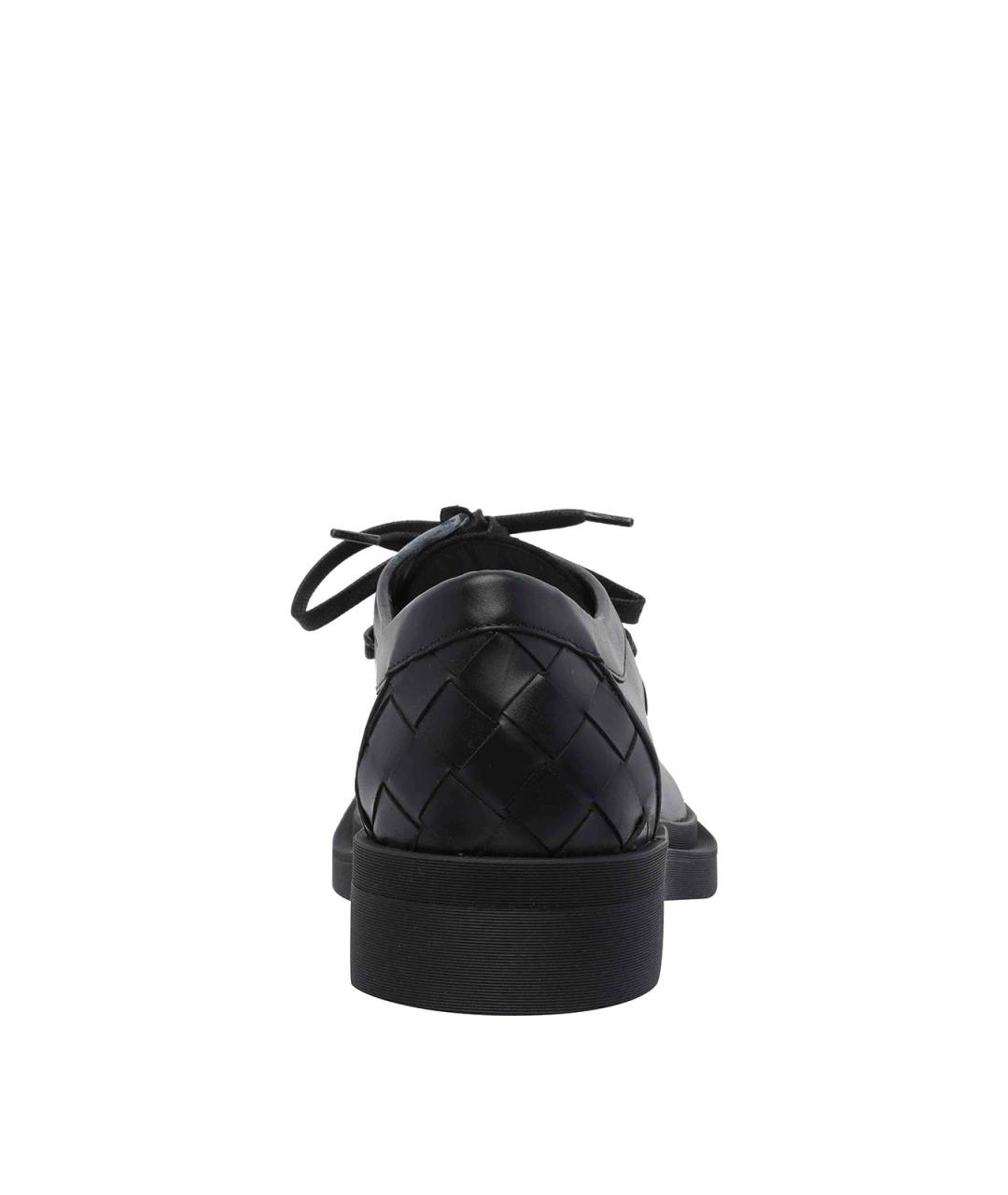 BOTTEGA VENETA Черные кожаные туфли, фото 4