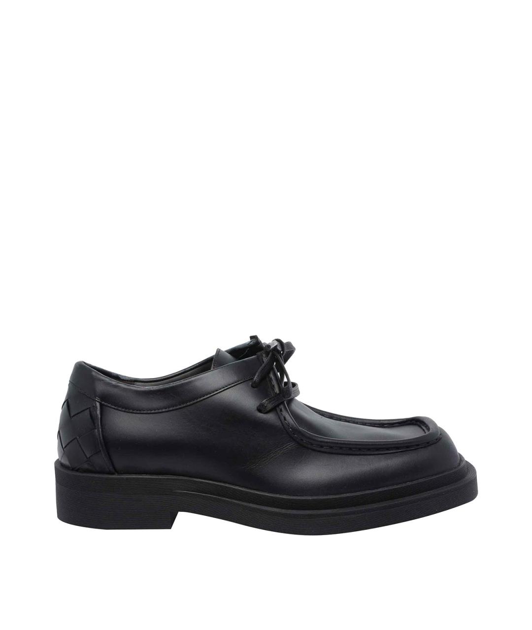 BOTTEGA VENETA Черные кожаные туфли, фото 1