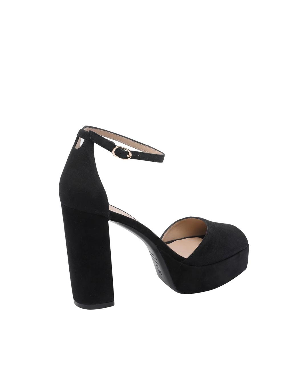 STUART WEITZMAN Черные замшевые туфли, фото 3