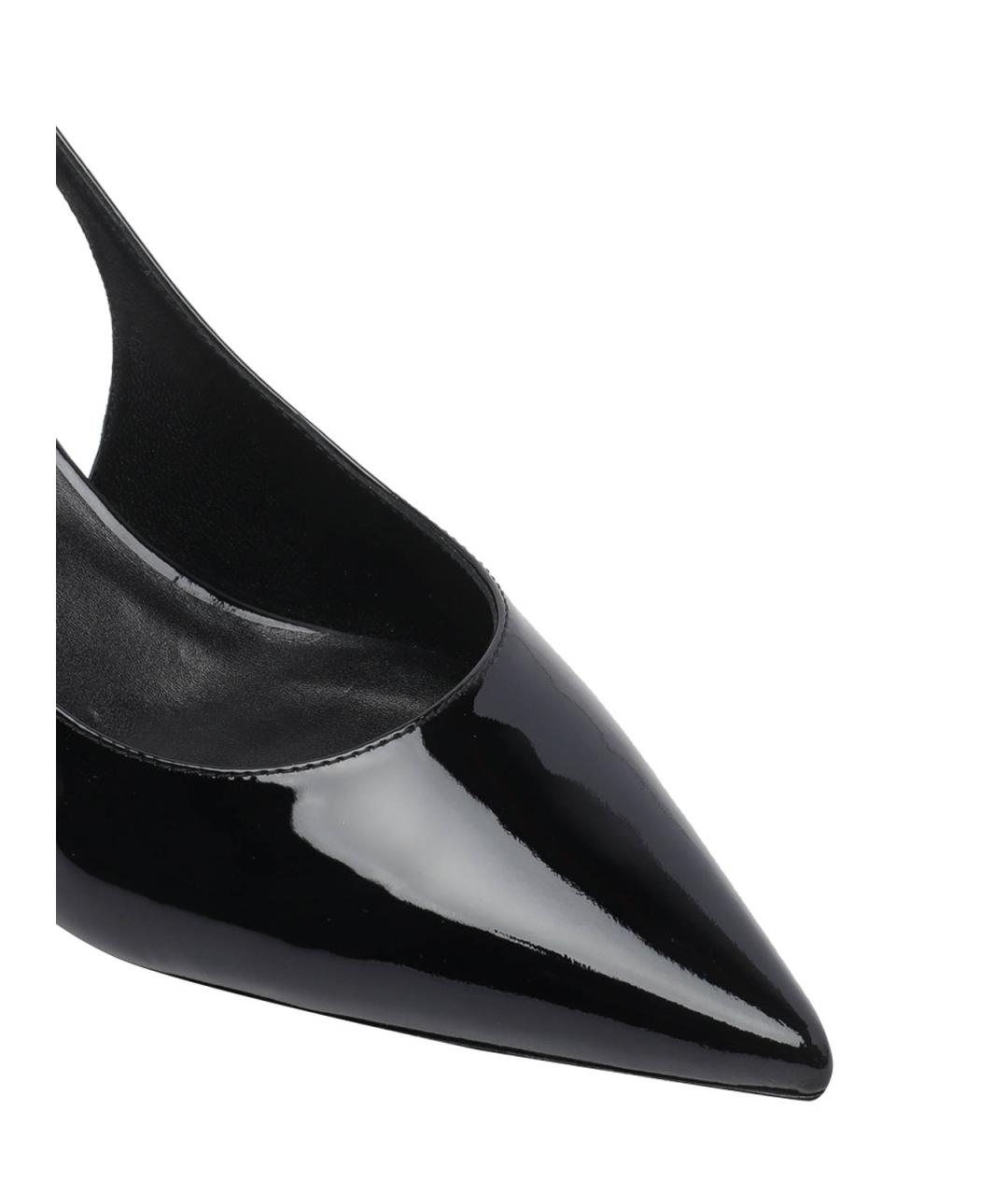 STUART WEITZMAN Черные кожаные туфли, фото 4