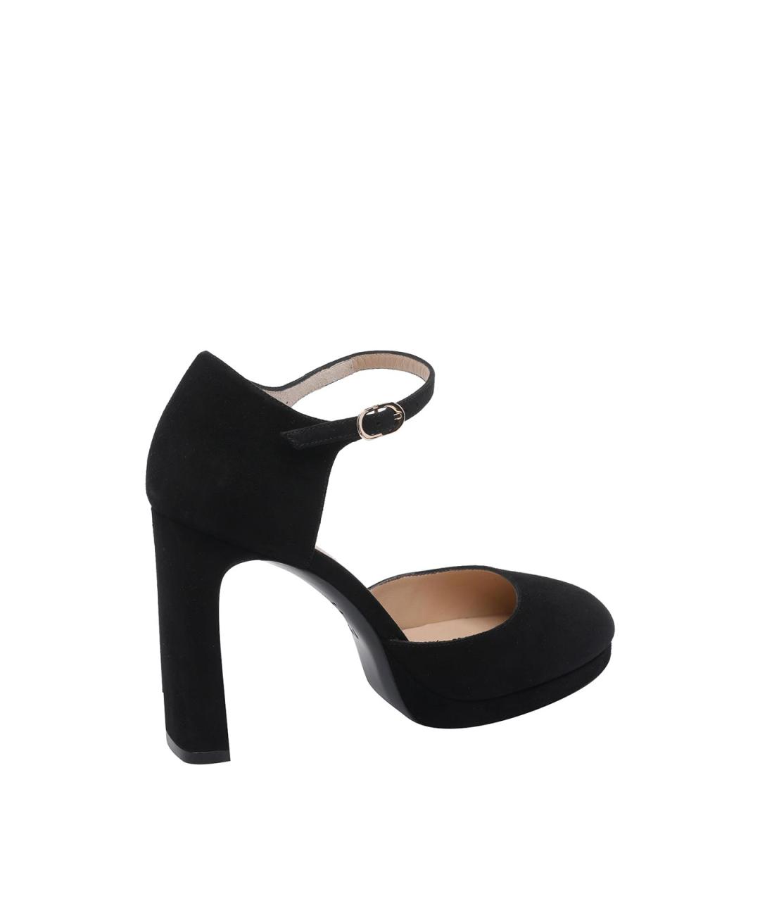 STUART WEITZMAN Черные замшевые туфли, фото 3