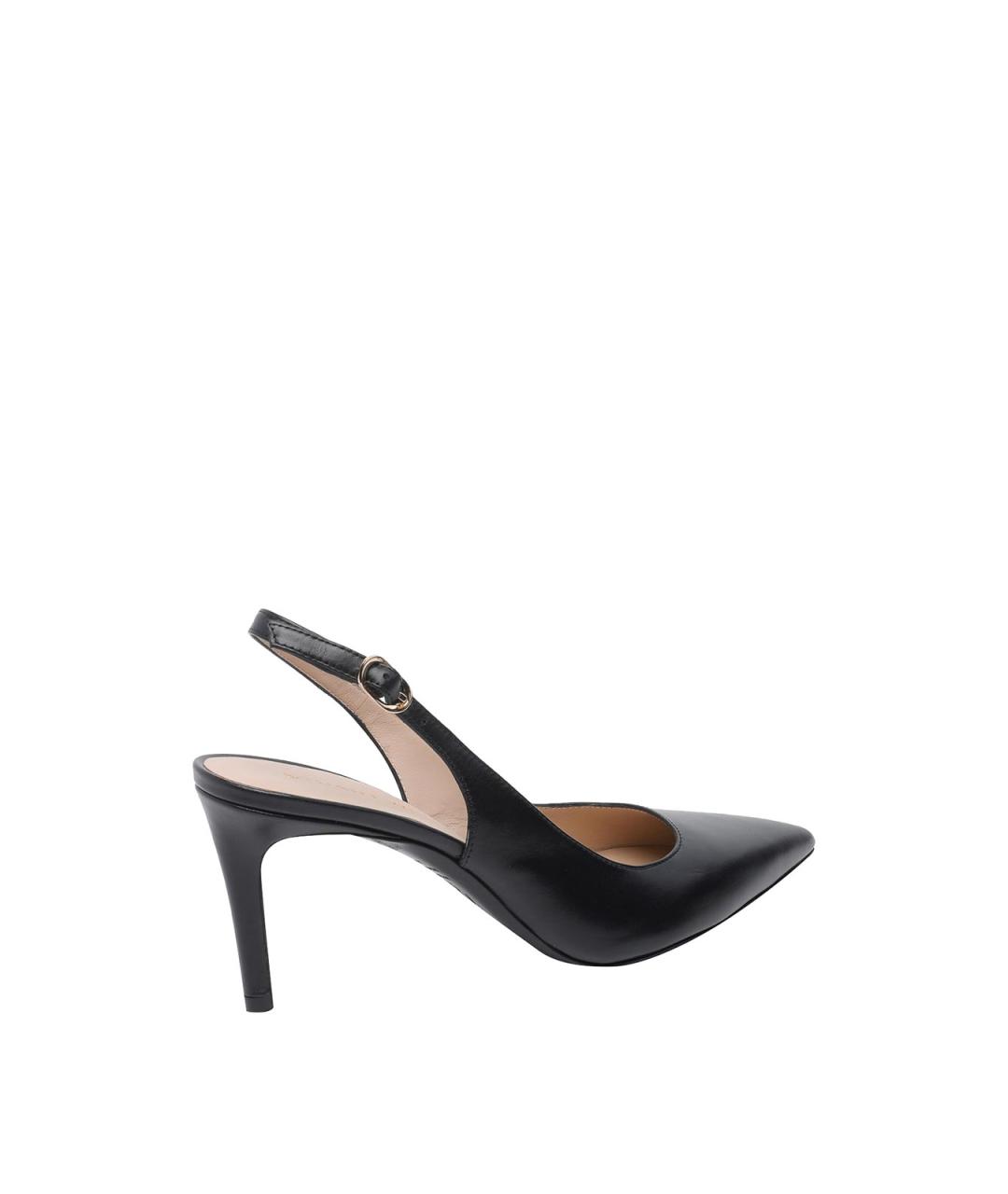STUART WEITZMAN Черные кожаные туфли, фото 3