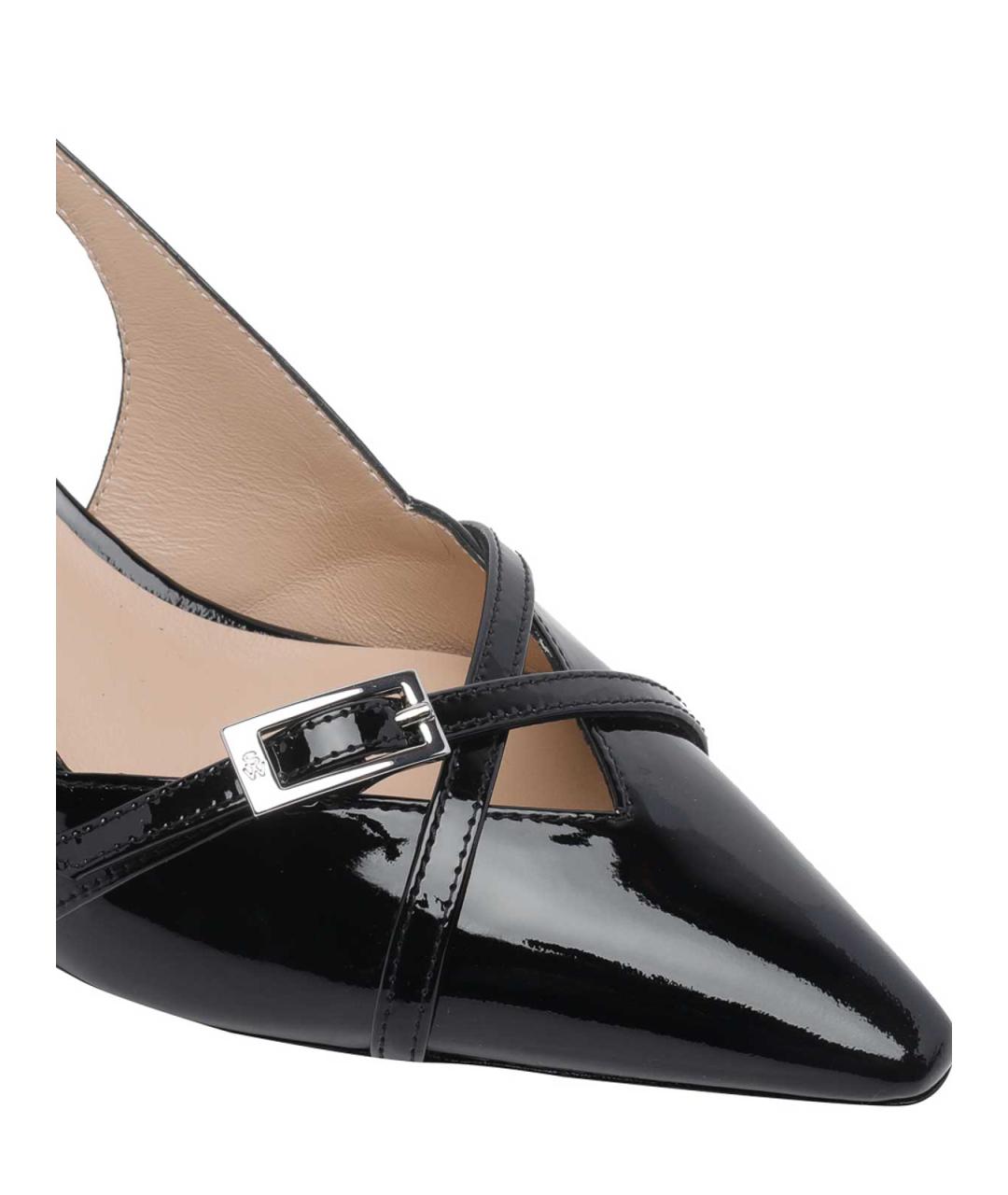 STUART WEITZMAN Черные кожаные туфли, фото 4